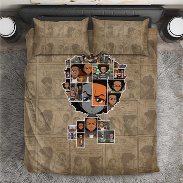 Honoring Huey Freeman - African American Bedding Set DT02