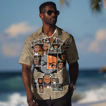 Honoring Huey Freeman - African American Hawaiian Shirt DT02