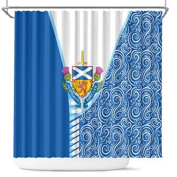 Scotland Forever Shower Curtain Thistle Lion Rampant DT03