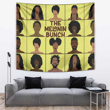 The Melanin Bunch African Tapestry Afro Black People DT03