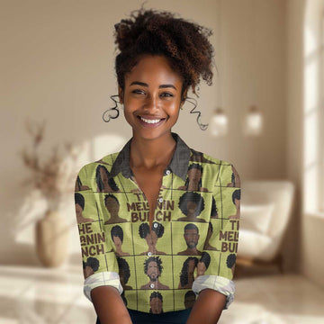 The Melanin Bunch African Women Casual Shirt Afro Black People DT03