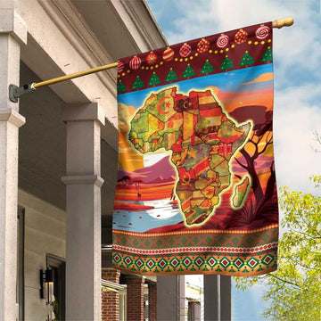 African Christmas Garden Flag Afro Heritage and Celebrated DT03