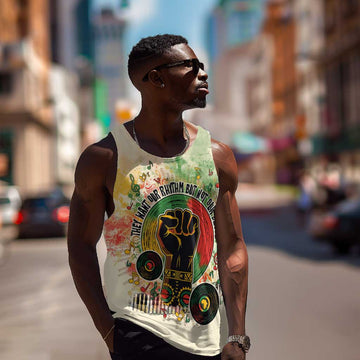 They Want Our Rhythm Not Our Blues Men Tank Top Afro Pride Music DT03