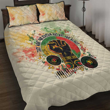 They Want Our Rhythm Not Our Blues Quilt Bed Set Afro Pride Music DT03