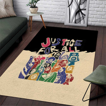 African Stand Firm Area Rug Justice For All DT03