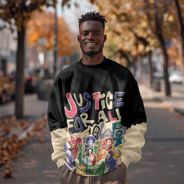 African Stand Firm Sweatshirt Justice For All DT03