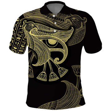 African Polo Shirt Horus Eyes Egyptian God DT03
