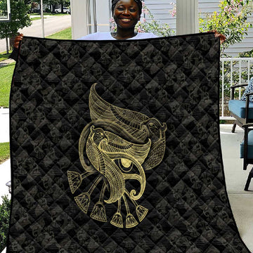 Afro Egypt Quilt Horus Eyes Egyptian God DT03