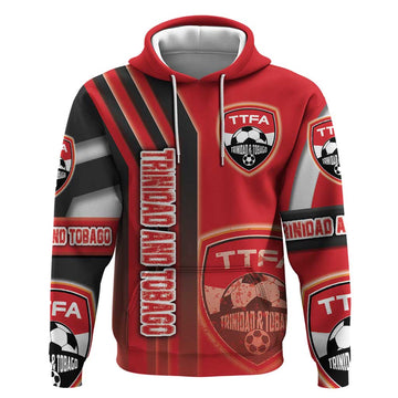 Trinidad and Tobago Football Hoodie Soca Warriors Soccer - Road To Champion DT03