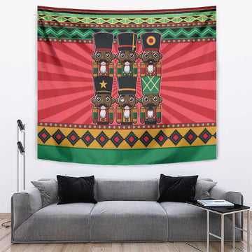 Black Nutcrackers Tapestry Afro Christmas DT03