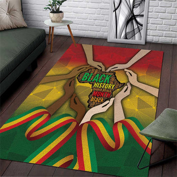 Black History Month Area Rug I Am Black DT04
