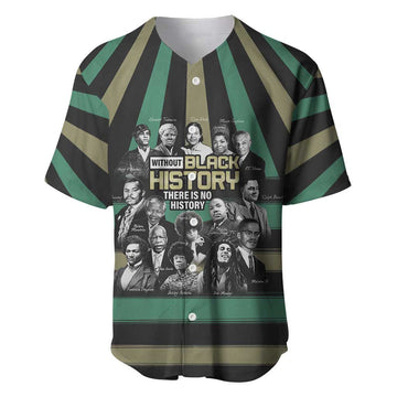 Black History Month Baseball Jersey Civil Rights Leaders DT04