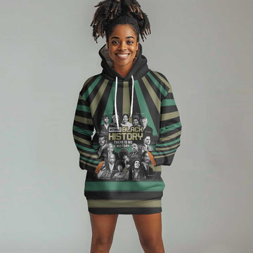 Black History Month Hoodie Dress Civil Rights Leaders DT04