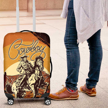 Cowboy Luggage Cover Ride Em Cowboy DT05
