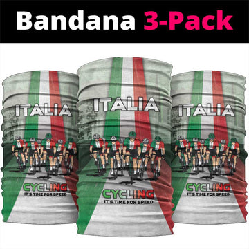 Italy Cycling Neck Gaiter Life In The Bike Lane DT05