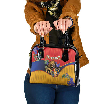 Armenia Shoulder Handbag Lion As National Symbol DT05