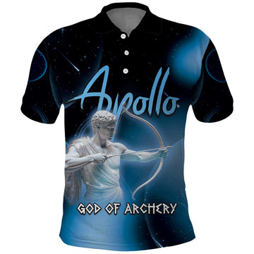 Ancient Greek Apollo Polo Shirt God Of Archery DT05