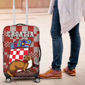 Croatia Luggage Cover Kuna Zlatica With Symbol DT05