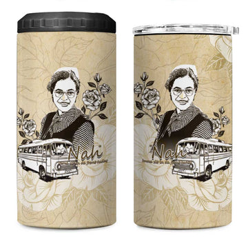 Nah Rosa Parks African 4 in 1 Can Cooler Tumbler Black Women History DT05