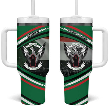 African Sudan Tumbler With Handle Victory Is Ours DT05