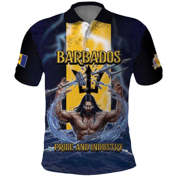 Personalized Barbados Polo Shirt Pride And Industry DT05