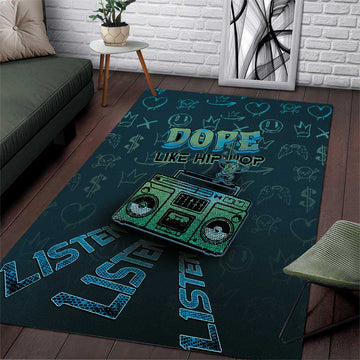 Dope Like Hip Hop Area Rug Hiphop Graffiti Style DT05