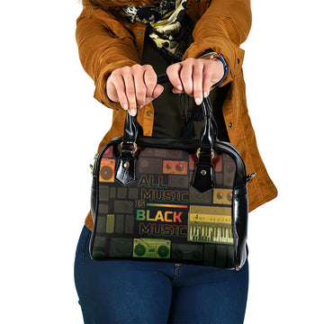 Black Music Month Shoulder Handbag All Music Is Black Music DT05