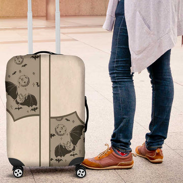Western Gothic Yoke Luggage Cover Bat And Stars DT05