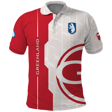 Greenland Polo Shirt Coat Of Arms Unique Style DT05