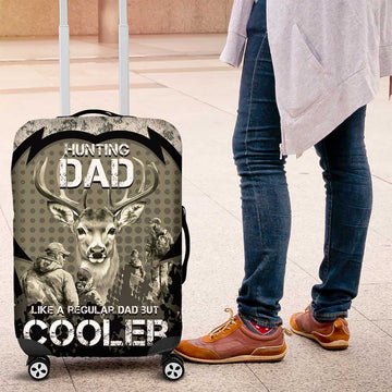 Deer Hunting Fathers Day Luggage Cover Best Dad Ever DT05