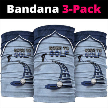 Golf Neck Gaiter Sporty Style Navy DT05