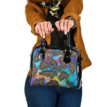 Hippie Shoulder Handbag Psychedelic Third Eye Art DT05