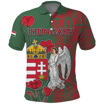 Personalized Hungary Polo Shirt Coat Of Arms 1896 DT05