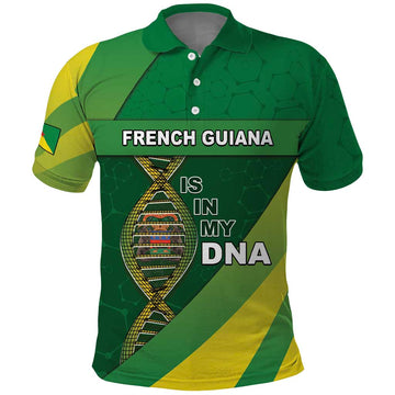 French Guiana Is In My DNA Polo Shirt DT05