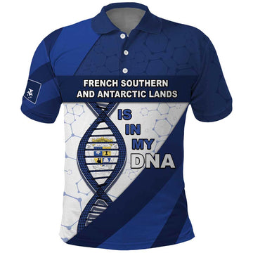French Southern And Antarctic Lands Is In My DNA Polo Shirt DT05