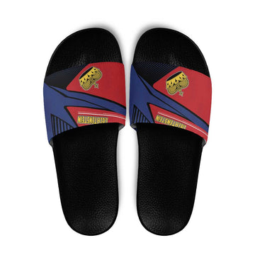 Liechtenstein Slide Sandals Crown Symbol DT05