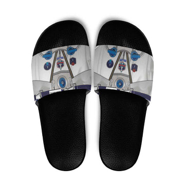 Personalized Astronaut Slide Sandals Space Diving Suit DT05