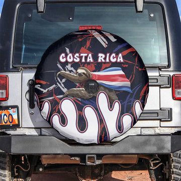 Costa Rica Spare Tire Cover Flying Sloth DT05