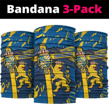Sweden Neck Gaiter Coat Of Arms Unique Style DT05