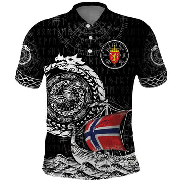 Personalized Viking Norway Polo Shirt Norwegian Viking Ship DT05