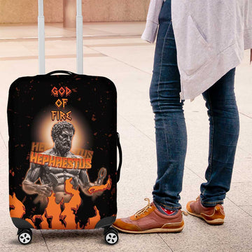 Ancient Greek Hephaestus Luggage Cover God Of Fire DT05