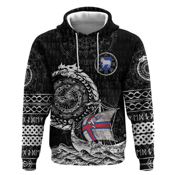 Personalized Viking Faroe Islands Hoodie Faroese Viking Ship DT05