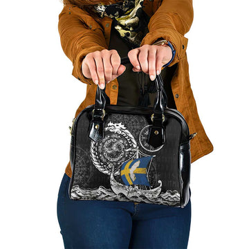 Viking Sweden Shoulder Handbag Swedish Viking Ship DT05