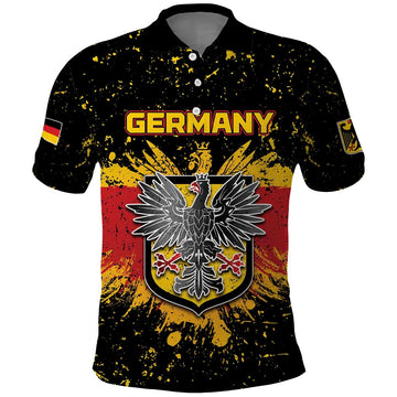 Personalized Germany Polo Shirt Bundeswappen Art Symbol DT05