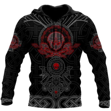 Viking Clothing Firy Tattoo Hoodie RLT12