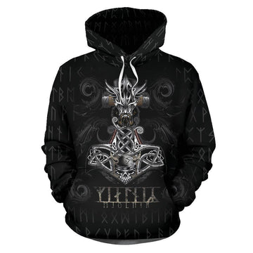 Viking Pullover Hoodie - Mjolnir RLT12