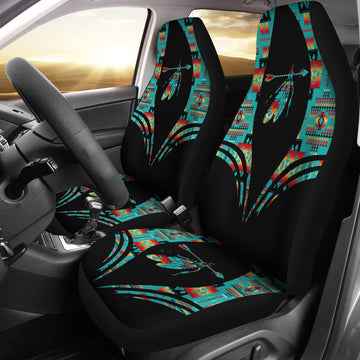Pattern Feather Native American Car Seat Cover LT10
