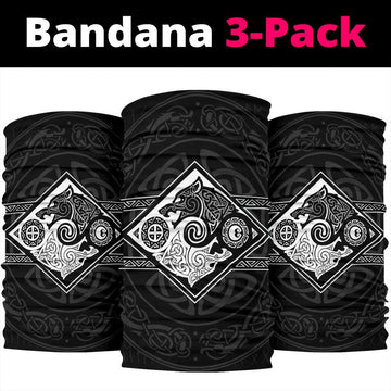 Vikings Bandana 3 Pack The Wolves, Skoll and Hati RLT12