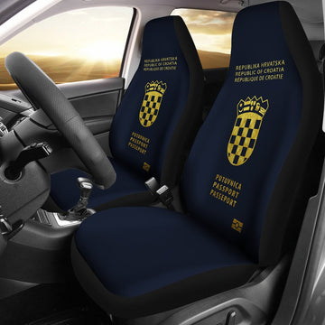 Croatia Car Seat Cover - Croatia Passport