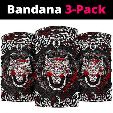 Viking Bandana 3 Pack Fenrir Viking Blood 3D RLT12